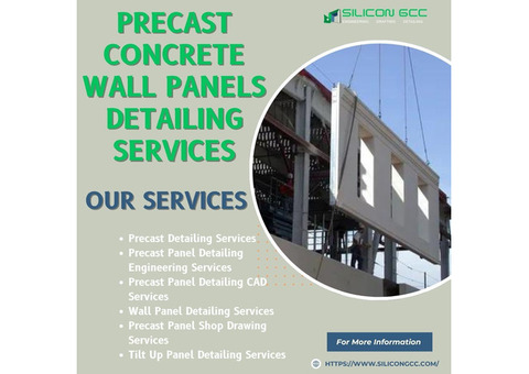 Best Precast Concrete Wall Panels Detailing Services in Ajman, UAE.