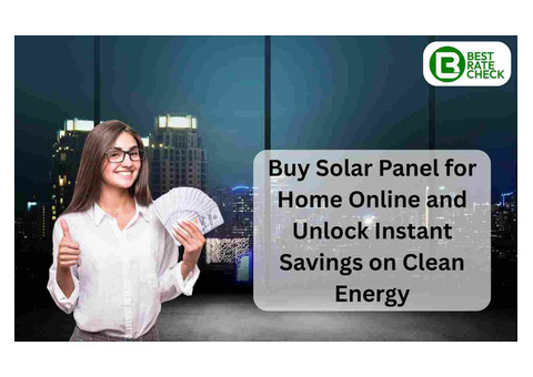 Buy Solar Panel for Home Online: Beginner’s Guide