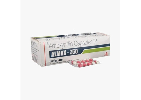 Buy Almox 250 mg tablets Online in France