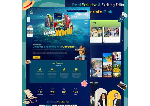 Travel Website Landing Page