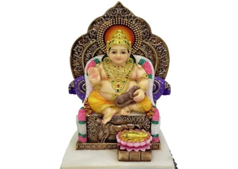 Buy Exquisite Kuber Marble Statues from Top Indian Manufacturers