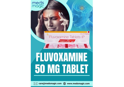 Buy Fluvoxamine 50 Mg Tablet Online - Meds Magic