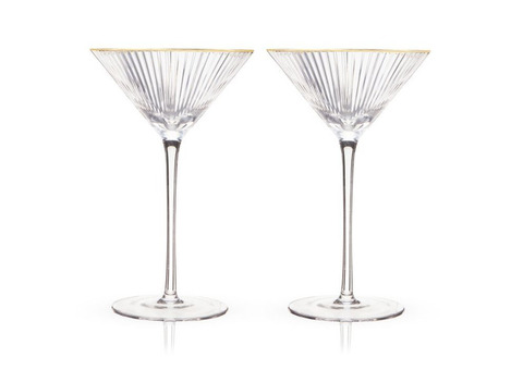 Meridian Martini Glasses (Set of 2) by Viski | BistroToRestro