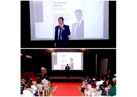 Dr. Sandeep Marwah Addresses AAFT Students on Innovation, Achievements