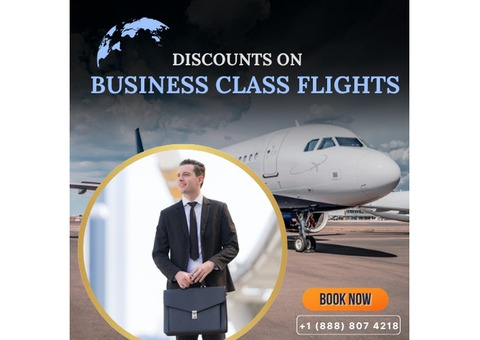 Discounts on Business Class Flights Book With Us