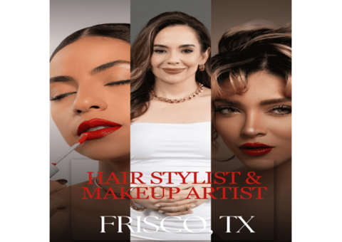 Top Hair Stylist & Makeup Artist for Wedding Frisco, TX