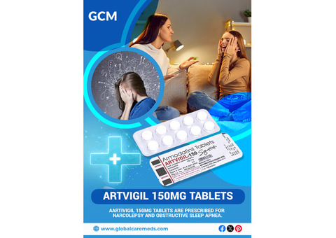Artvigil 150 mg – Smart Choice for Daytime Alertness