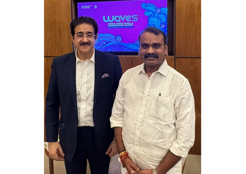 Minister Dr. L. Murugan Lauds Dr. Sandeep Marwah’s Four Decades