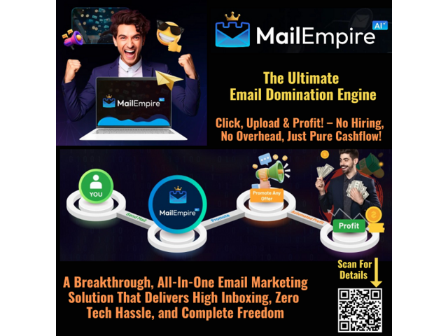 MailEmpire Ai-Click, upload and Profit! –No Hassle-Just Pure Cashflow! MailEmpire Ai-Click, upload and Profit! –No Hassle-Just Pure Cashflow!
