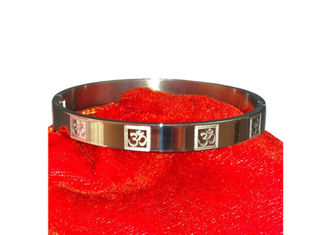 Anti Tarnish OM (AUM) Bracelet for Men