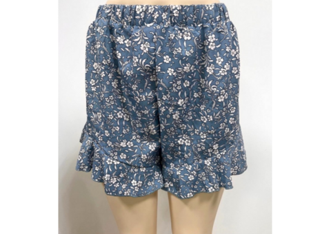 Buy Floral Print Silk Short