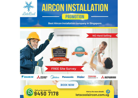 Aircon installation Promotion in singapore