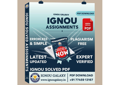 IGNOU Assignment
