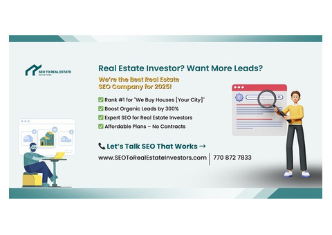 Best Real Estate SEO Company for Investors – Rank Higher in 2025