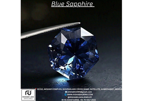 Rishabhjains.com | Blue sapphire gemstone in ahmedabad