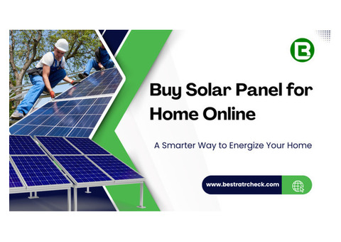 Buy Solar Panel for Home Online from Verified and Certified Sellers