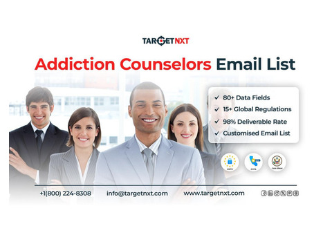 Purchase Addiction Counselors Email List !