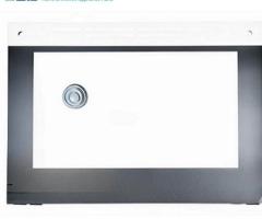Whirlpool W11620704 Oven Outer Door Glass & Upper Trim SS