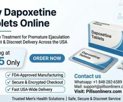 Get Dapoxetine Tablets in Orlando Delivered Discreetly