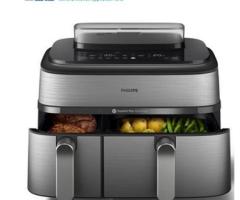 Philips Healthy Cook Dual Basket W/Steam