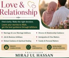Marriage, Love Marriage & Divorce Istikhara via WhatsApp