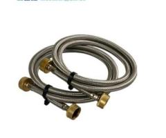 USD Products Washer Hose Straight Stainless Steel